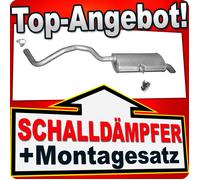 Endschalldämpfer für RENAULT GRAND SCENIC II 1.5 1.9 2.0 DCI 2.0 04-09 Auspuff