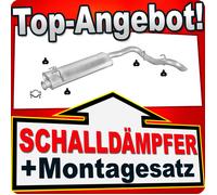 Endschalldämpfer für RENAULT MASTER 2 II OPEL MOVANO 2.8 TD DTI Auspuff Endtopf
