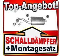 Endschalldämpfer für TOYOTA COROLLA 1.4 1.6 16V Schrägheck 2004-2006 Auspuff