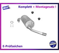 Endschalldämpfer für Toyota RAV 4 I 2.0 16V 4x4 auch Cabrio Auspuff Montagesatz