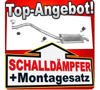Endschalldämpfer für VW T4 2.0 2.5 1.9D 2.4D 1.9TD Bus Kasten 1990-1995 Auspuff