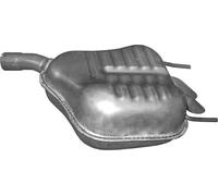 Endschalldämpfer hinten 48.11 POLMO für SAAB 9-3 9-3 Kombi 9-3 Cabriolet