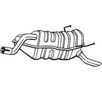 Endschalldämpfer Nachschalldämpfer BOSAL 148-045 für FIAT PUNTO IDEA Van 130 HGT