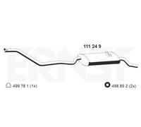 ERNST Endschalldämpfer für VAG 867253609M 867253609AJ 867253609D 111249