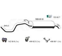 ERNST Endschalldämpfer für VAG 153010