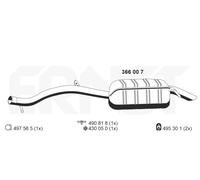 ERNST Endschalldämpfer links für MERCEDES-BENZ 366007