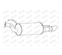 Endschalldämpfer WALKER 25286