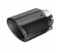 Endstuck Auspuff Für Mazda CX-5 Cx-4 Cx-3 Für Axela Kohlefaser Modifizierte Auto Auspuff Endrohre Muffler1PC Endrohrblende (Size : 63-101mm)