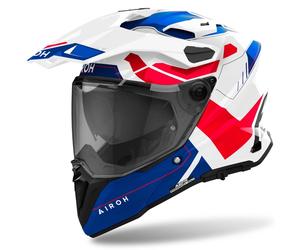 Endurohelm Airoh Commander 2 Reveal glänzend blau-rot L