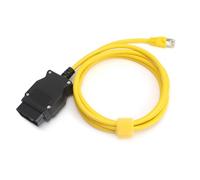ENET OBD2 Kabel für BMW F-Serie - Plug & Play Codierung mit RJ45 Ethernet Adapter, E-SYS kompatibel, ICOM Interface für versteckte Fahrzeugfunktionen - Profi Diagnosekabel für F20 F30 F10 F07 GT X3