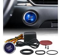 Engine Start Knopf Button Zündung BLAU beleuchtet Pivot 12V KFZ Auto Tuning E14