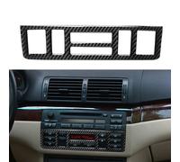 Enhanced Style mit Kohlefaser Mittelkonsole CD Abdeckung für BMW 3er E46