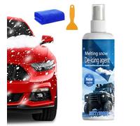Enteiser für Auto-Windschutzscheibe, 100 ml, Schmelzmittel, Schnee-Enteisungsmittel, Enteisungsspray für Autos - für Windschutzscheibe, Auto, Wohnmobil, LKW, Garage, Autobahn