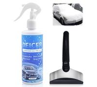 Enteiserspray Auto Scheibe,Scheibenenteiser Spray,Enteisungsspray,Schnell Wirksamer Enteiser,Scheiben-Entfroster Sprühflasche,Enteiser,Scheiben-Enteiser,für Auto-Scheiben Spiegel Scheinwerfer,250ml
