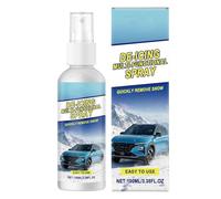 Enteisungsspray für die Windschutzscheibe des Autos, 100 ml, Enteisungsflüssigkeit für Autoscheiben - Spray zum Schmelzen von Schnee von der Windschutzscheibe, für Fahrer, Wohnmobile, SUV, Limousine