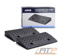 ENVA 2 Stück BORDSTEINRAMPE 50x27x7cm RAMPE AUFFAHRRAMPE ROLLSTUHL - BIS 3000 KG