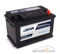 Enva Autobatterie, Starterbatterie 12V 75Ah 660A [Hersteller-Nr. 40985353] für Nissan, Volvo, Mg, Rover, Seat, Lotus, Saab, Chrysler, Porsche, Ldv, Ch