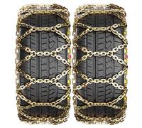 ENWYTE Schneeketten-Set (2 Stück) - Winterketten mit Profil einfache Montage Schnellverschluss tragbar und wiederverwendbar - Reifenketten Pkw Pickups und SUV(285/70 R17)