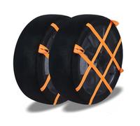 ENWYTE Schneeketten Winterketten Autos Einfache Montage Leichte leise Wagenheber erforderlich Geringe Vibrationen Ideal verschneite und vereiste Straßen(235/50R20)