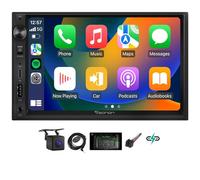 Eonon 7 Zoll Linux Doppel-Din-Autoradio, kabellos, CarPlay, Android Auto, Schnellladung, USB, DSP, Bluetooth, MirrorLink, RCA-Eingang/Ausgang, AUX-Eingang mit Rückfahrkamera X3