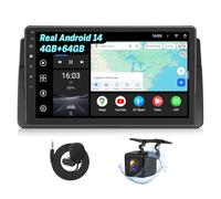 Eonon Autoradio kompatibel mit BMW E46 1998-2006, Android 14 CarPlay, Android Auto, MirrorLink, 3+32 GB GPS, Bluetooth, USB-RCA-Ausgang, unterstützt Rückfahrkamera Online-Update E46X7