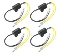 EPLZON 12V 25W 6.8 Ohm Motorcycle Load Resistor Flashlight Indicator Decoder Motorcycle Indicator Resistor Adapter Flash Fix Error 12V for Motorcycle (Pack of 4)