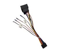 Epronic 16 Pin ISO Adapter Kabelbaum für Android Autoradio Universal ISO Standard Radio Adapter Stecker Unterstützung Lenkradsteuerleitungen und Rückfahrkamera