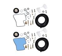 EQJSHL 2 Sets Motorrad-Vergaser-Reparatursatz Für Shadow VT1100, Ölablassschraube, Membran-Schwimmer-Absperrventil Vergaser-Einstellwerkzeug