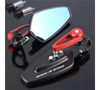 EQJSHL Motorrad Rückspiegel Seitenspiegel Für Suzuki GSXS 750 1000 GT 360 ° Drehbarer Lenkerendspiegel Reiten Fahrradspiegel Seitenansicht Spiegel(ROT)