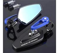 EQJSHL Motorrad Rückspiegel Seitenspiegel Für Suzuki GSXS 750 1000 GT 360 ° Drehbarer Lenkerendspiegel Reiten Fahrradspiegel Seitenansicht Spiegel(BLAU)