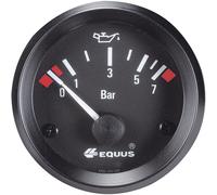 Equus 842095 Kfz Einbauinstrument Öldruckanzeige Messbereich 0 - 7 bar Standa...