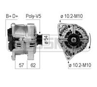 1x Generator ERA 210774A passend für FIAT OPEL