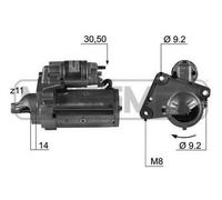 ERA 220451A Starter for CITROËN,DS,MERCEDES-BENZ,MINI,OPEL,PEUGEOT,SUZUKI,TOYOTA
