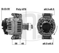 ERA Lichtmaschine Generator 90A 14V für Mercedes-Benz Sprinter 4-T Bus 408 CDI