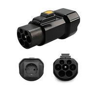 Erato Typ 2 auf Schuko Adapter 16A für Elektroroller motorrad Fahrräder | Typ 2 auf Schuko Ladestationsadapter, für Ladestation & Wallbox, Nicht V2L