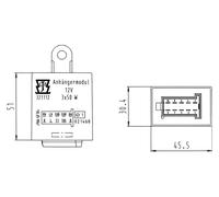 ERICH JAEGER Steuergerät, Anhängevorrichtung 12V Anhängermodul 12V