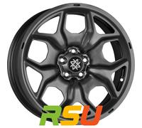 Erion 07 grey 6.5x17" ET40 LK5 100 ML 57 Stahlfelgen 17 Zoll