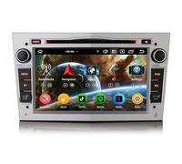 Erisin 7" 8-Kern 4GB+64GB Android 14 Autoradio Bluetooth mit GPS Navi CD für Opel Corsa D Zafira B Astra H Corsa C Tigra Twintop Vectra Signum Meriva CarPlay Android Auto WiFi DSP DAB+ USB FM RDS SWC
