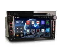 Erisin 7 Zoll 8-Kern 4GB+64GB Android 14 Autoradio Bluetooth GPS Navi Für Opel Corsa D/C Astra H Meriva Vectra C Zafira B Vivaro DVD CD Player WiFi 4G CarPlay Android Auto USB DSP OBD2 DAB+ Canbus
