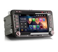 Erisin 7 Zoll 8-Kern 4GB+64GB Android 14 Autoradio mit CD Player für VW Passat B6 Golf 5/6 T5 Tiguan Polo Jetta Seat Skoda GPS Navi Bluetooth 5.0 CarPlay Android Auto WiFi 4G DSP DAB+ RDS Canbus OPS