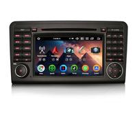Erisin 7 Zoll 8-Kern 4GB+64GB Android 16 Autoradio mit CD Player Für Mercedes ML Klasse W164 GL Klasse X164 Bluetooth 5.0 GPS Navigation CarPlay Android Auto DAB+ WiFi 4G OBD2 FM RDS DSP Canbus SWC