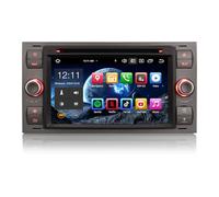 Erisin 7 Zoll 8-Kern 4GB RAM 64GB ROM Android 14 Autoradio Bluetooth GPS Navi Für Ford Transit S-Max C-Max Focus Fiesta Galaxy Mondeo Carplay Android Auto DAB+ DSP CD Player WiFi OBD2 USB Touchscreen