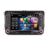 Erisin 7 Zoll 8-Kern 4GB RAM+64GB ROM Android 14 Autoradio mit GPS NAVI Für VW Golf 5/6 Polo Passat Tiguan T5 Jetta Seat Skoda WiFi Bluetooth Wireless CarPlay Android Auto DAB+ OBD2 OPS DSP RDS USB CD