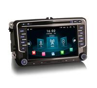 Erisin 7 Zoll Android 13 Autoradio Bluetooth GPS Navigation Für VW Golf 5/6 Passat Tiguan Touran Polo T5 Caddy Seat Skoda CarPlay Android Auto WiFi OPS DAB+ OBD2 FM RDS Canbus DVD DSP 8-Kern 4GB+64GB