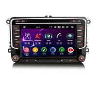 Erisin 7 Zoll Android 14 Autoradio CD mit GPS Navi für VW Polo 6R Crafter Amarok Caddy Transporter T6 Skoda Yeti Bluetooth CarPlay Android Auto WiFi 4G DSP DAB+ RDS OBD2 USB DVD OPS 8-Kern 4GB+64GB