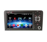 Erisin 7 Zoll Android 14 Autoradio mit CD Player Für Audi A3 S3 RS3 RNSE-PU Unterstützt Bluetooth 5.0 GPS Navi CarPlay Android Auto DAB+ WiFi 4G DSP USB FM RDS OBD2 Canbus 8-Kern 4GB RAM+64GB ROM