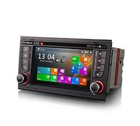 Erisin 7 Zoll Autoradio für Audi A4 S4 RS4 B7 B9 RNS-E SEAT EXEO DVD Player mit USB SD Navi Unterstützt Bluetooth Navi 3G DVD DVR Lenkradfernbedienung
