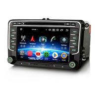 Erisin 8-Kern 4GB+64GB 7 Zoll Android 16 Autoradio GPS Navi DVD für VW Passat B6 T5 Golf 5/6 Polo 6R Tiguan Caddy T5 Jetta Seat Skoda Bluetooth CarPlay Android Auto WiFi 4G DSP DAB+ FM OBD2 CD Canbus