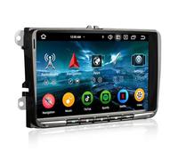 Erisin 8-Kern 4GB+64GB 9 Zoll Android 14 Autoradio Bluetooth GPS Navi für VW Polo 6R Passat B6 Golf 5 Golf 6 Touran Tiguan T5 Jetta Seat Skoda CarPlay Android Auto WiFi 4G DAB+ OBD2 USB OPS Canbus