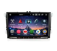 Erisin 8-Kern 4GB+64GB 9 Zoll Android 16 Autoradio Bluetooth GPS Navi für VW Polo 6R Passat B6 Golf 5 Golf 6 Touran Tiguan T5 Jetta Seat Skoda CarPlay Android Auto WiFi 4G DAB+ OBD2 USB OPS Canbus
